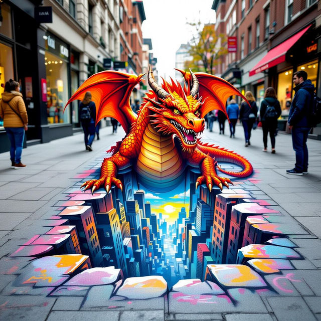 3D Sidewalk Art gallery