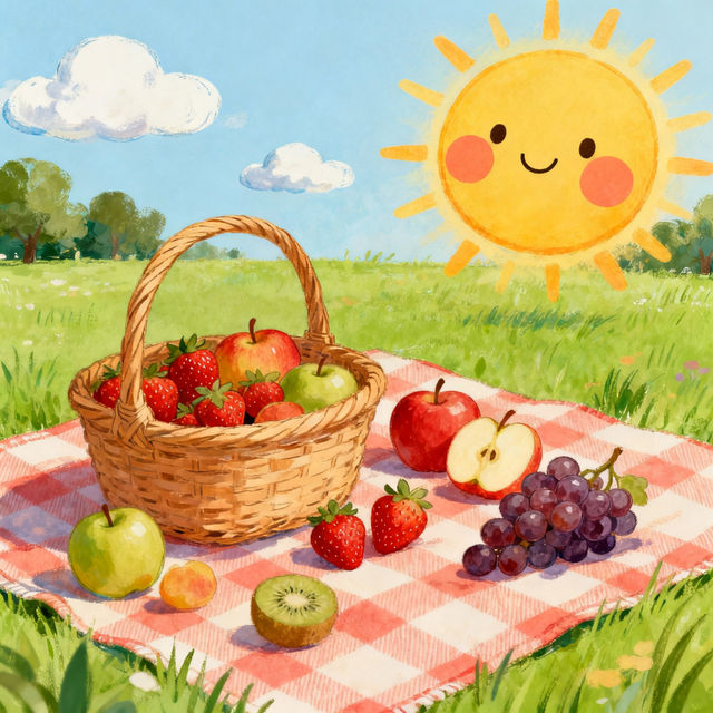 Picnic Drawings - Made With AI gallery