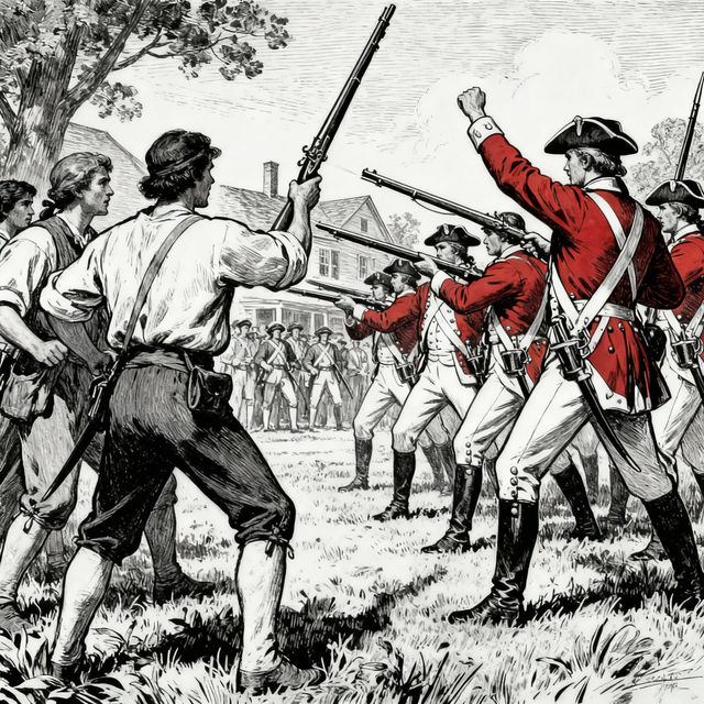 Lexington and Concord Art - AI Generated gallery