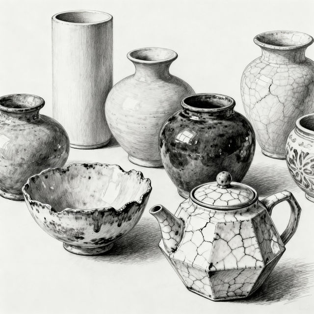 Pottery Drawing gallery