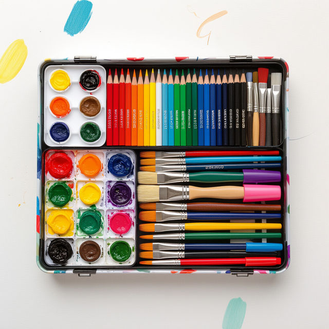 Art Supply Box - Made With AI gallery