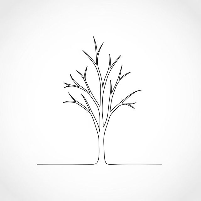 Browse Simple Tree Drawings Made With AI gallery