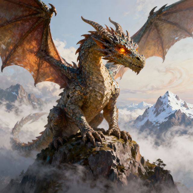 Dragon Drawings - AI Generated Art gallery