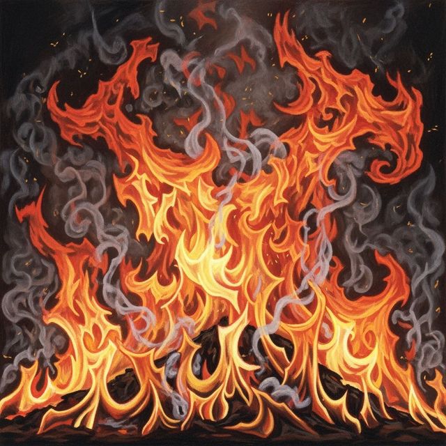 AI Flames Drawing Gallery gallery