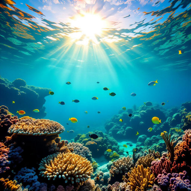 Ocean Pictures Underwater - AI Generated gallery