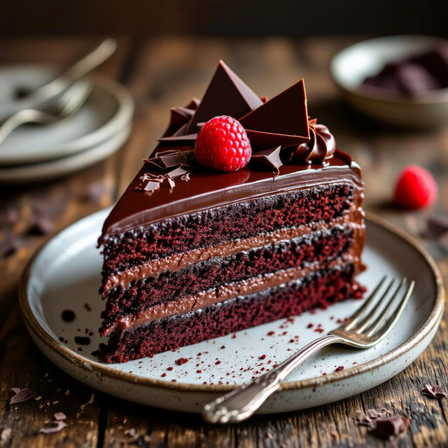 Chocolate Cake Images - Made With AI gallery