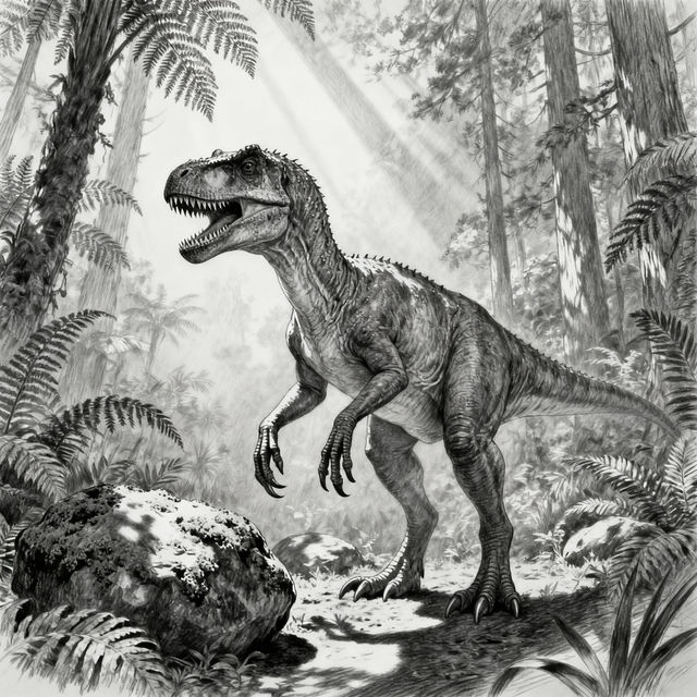 Carnotaurus Drawings - AI Generated gallery