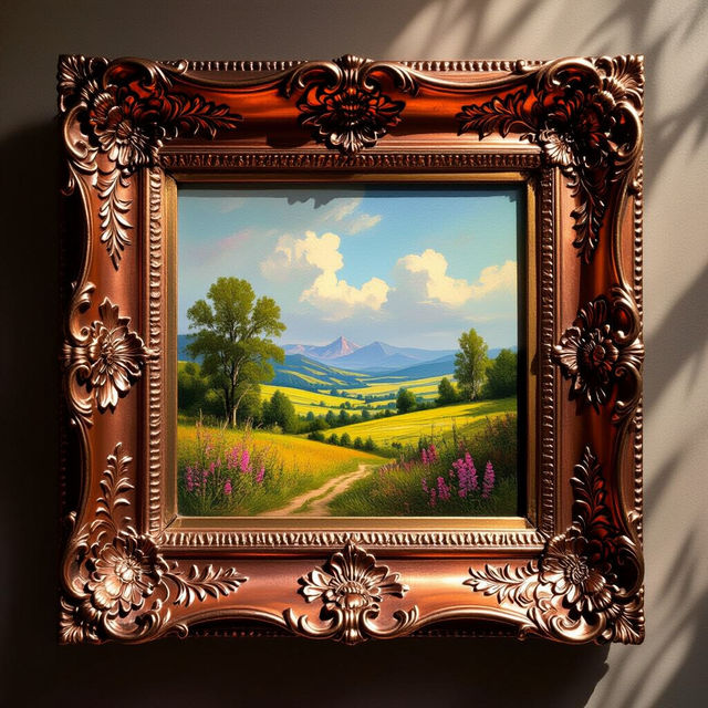 Copper Picture Frames - AI Generated gallery