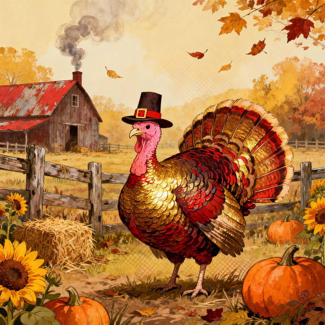 Picture Of A Turkey Drawing gallery