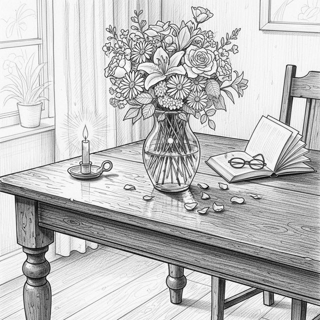 Explore AI-Generated Table Drawings gallery