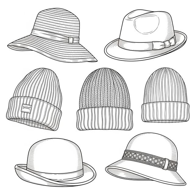 AI Hat Drawing Generator gallery