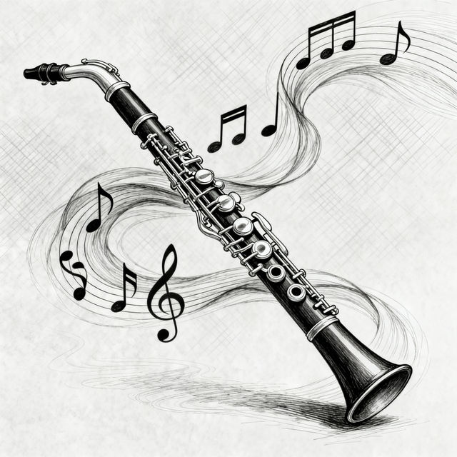 Clarinet Drawings - Made With AI gallery