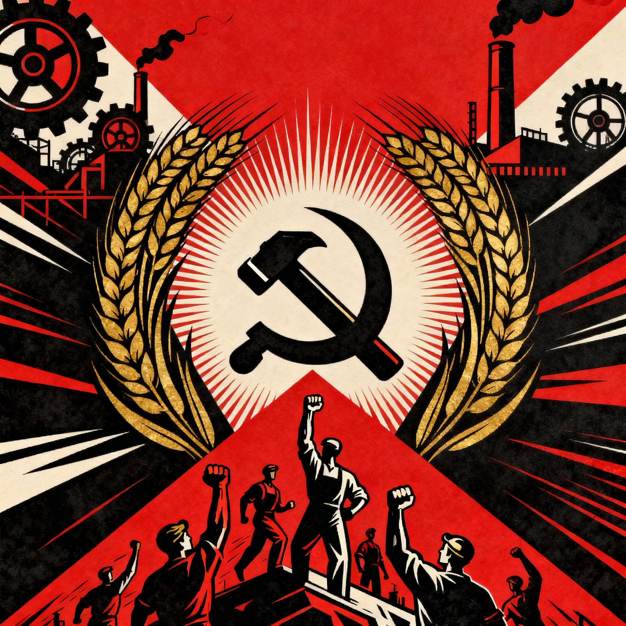 Drawing Communism - AI Art Gallery