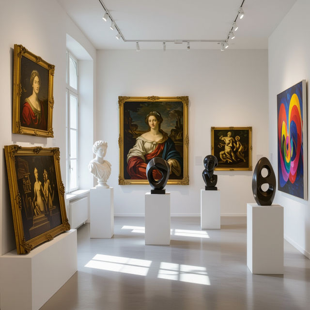 AI-Generated Art Gallery Inspiration gallery