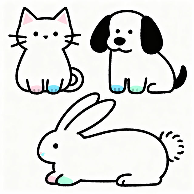 Easy Animal Drawings gallery