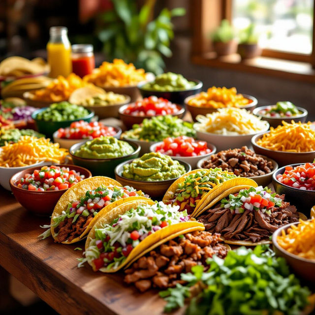 Taco Bar Images - Made With AI gallery