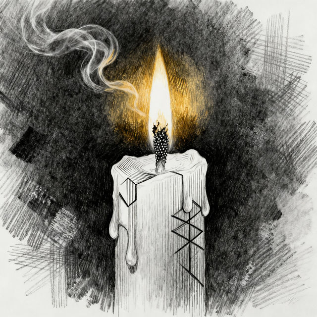 Drawing Of A Candle gallery