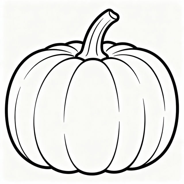 Simple Pumpkin Drawings gallery