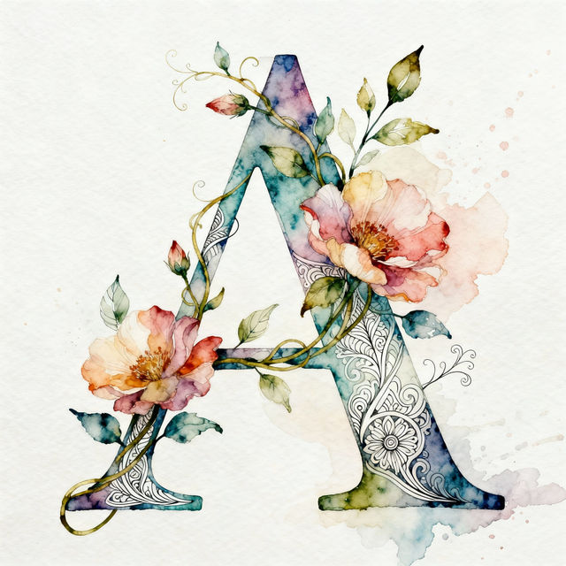 Drawing Letters - AI Art gallery