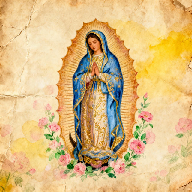 Virgen De Guadalupe Drawings gallery
