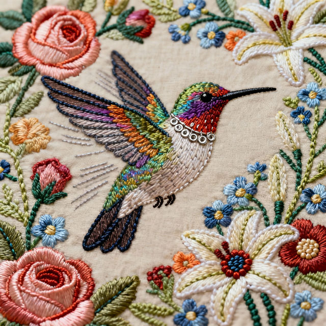 Embroidery Art - Made With AI gallery