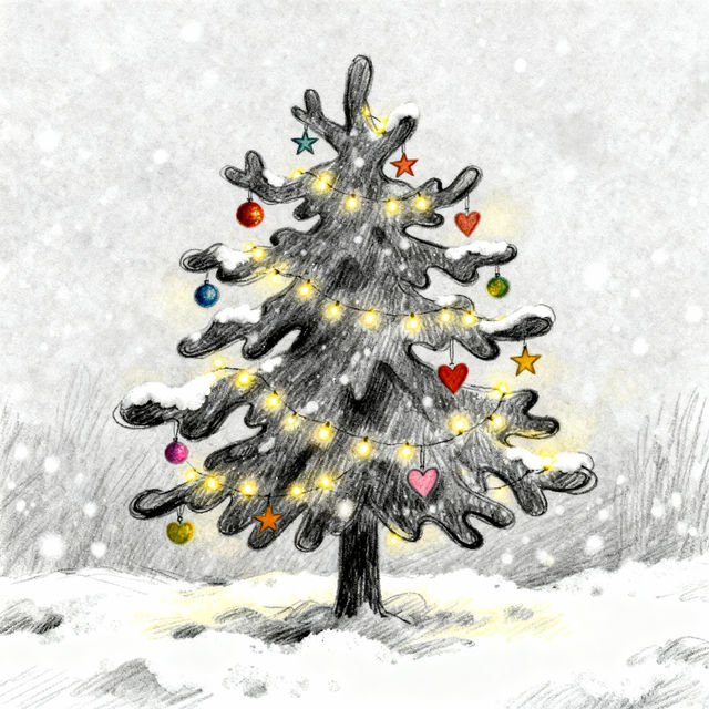 Christmas Tree Drawing Ideas gallery