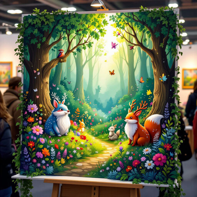 Woodland Art Fair - AI Generated Art gallery