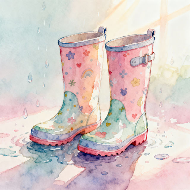Rain Boots Drawings gallery