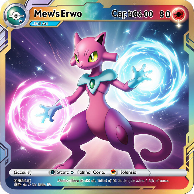 Mewtwo V Full Art - AI Creations gallery