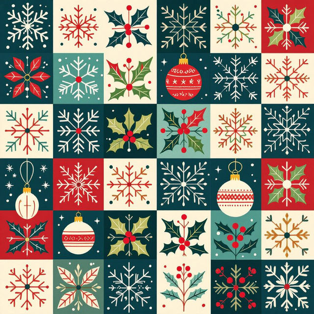 Generate Festive Christmas Wallpaper Collages gallery