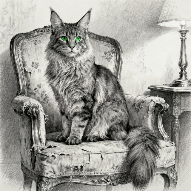 Maine Coon Drawings gallery