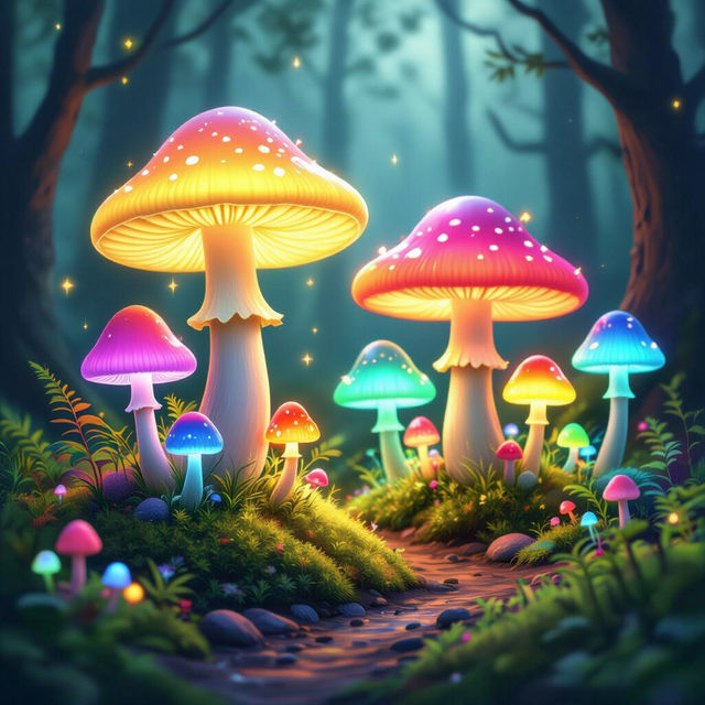 Aesthetic Cute Mushroom Wallpaper gallery