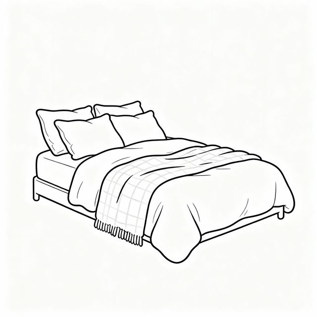 Easy Bed Drawings gallery