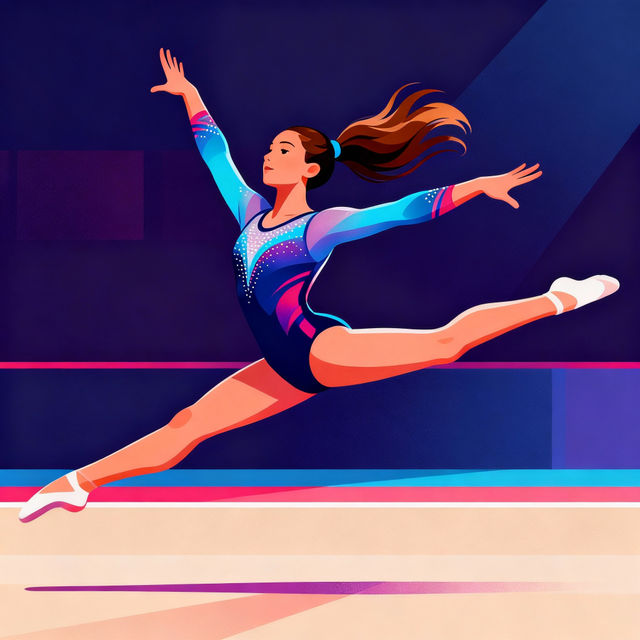 Gymnastics Clip Art - Made With AI gallery