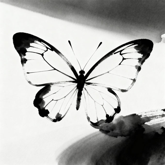 Simple Butterfly Drawings - Made With AI gallery