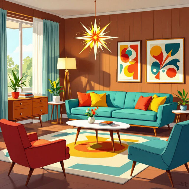 1950's Iconic Mid Century Art gallery