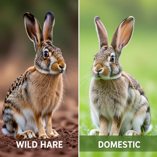 Hare vs Rabbit Comparison Images gallery