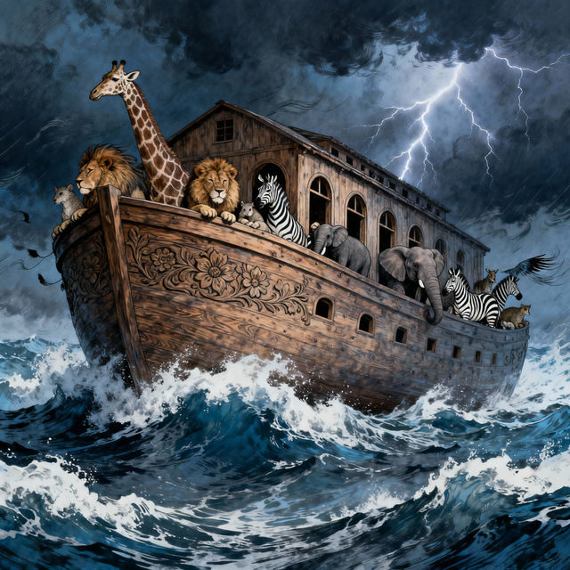 Noah's Ark Drawings gallery