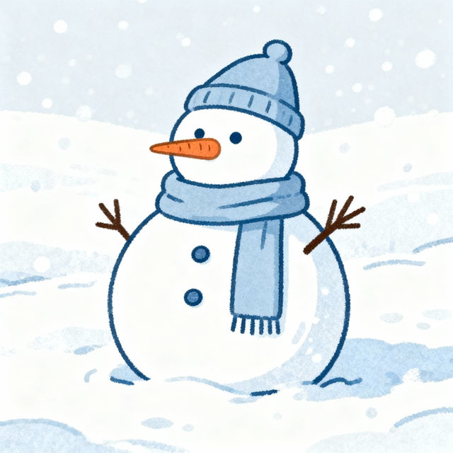 Easy Snowman Drawings - Made With AI gallery