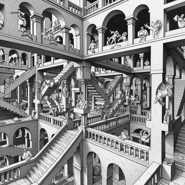 Explore Escher Art Generated by AI gallery