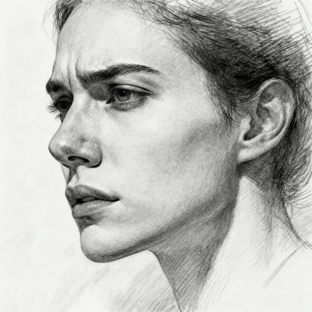 Side Profile Drawings - AI Generated Art gallery