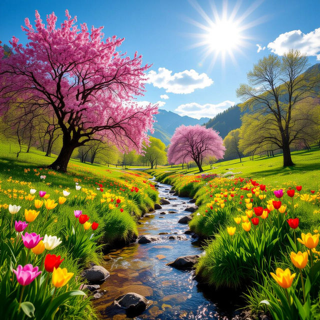 First Day of Spring Images - Made With AI gallery