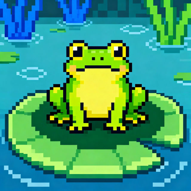 Pixel Art Frog Creations gallery