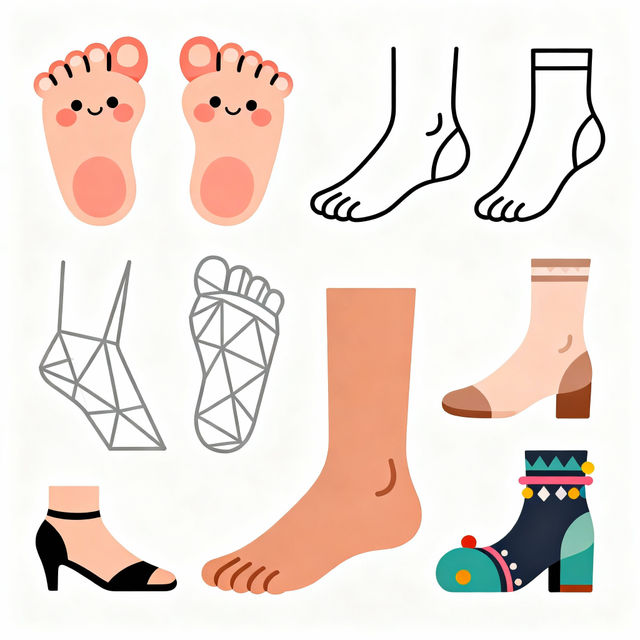 Foot Clip Art gallery
