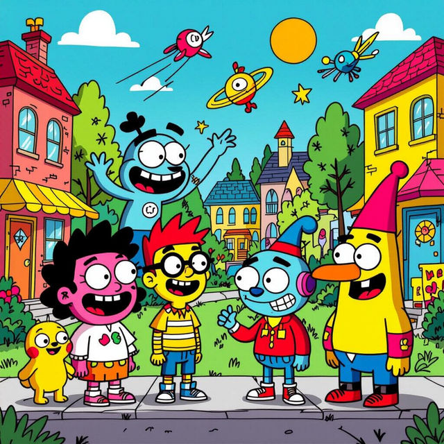 2000s Cartoon Art Style gallery