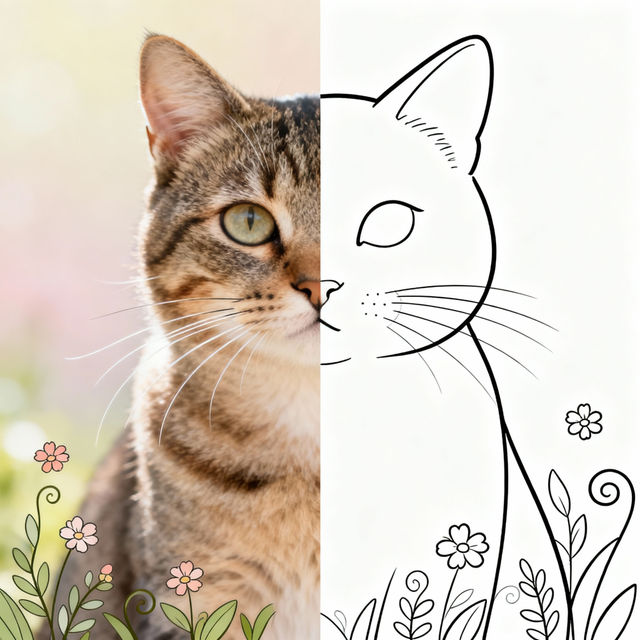 Image To Coloring Page - AI Generator gallery