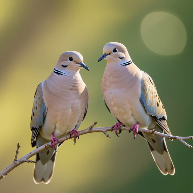 Mourning Dove Pictures - AI Generated gallery