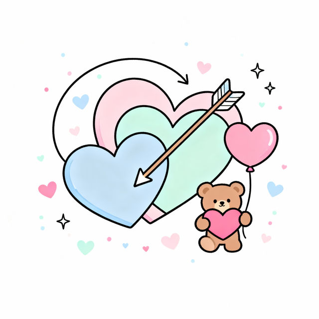Easy Valentine's Drawings - Made With AI gallery