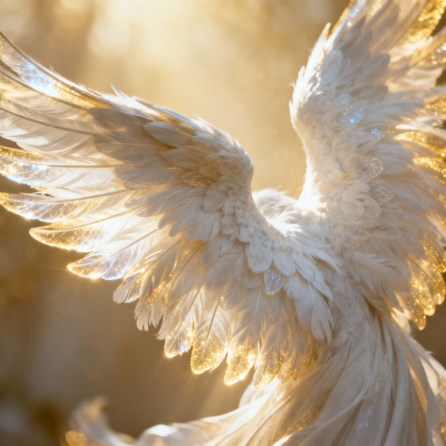 Realistic Angel Wings Drawings - AI Generated gallery