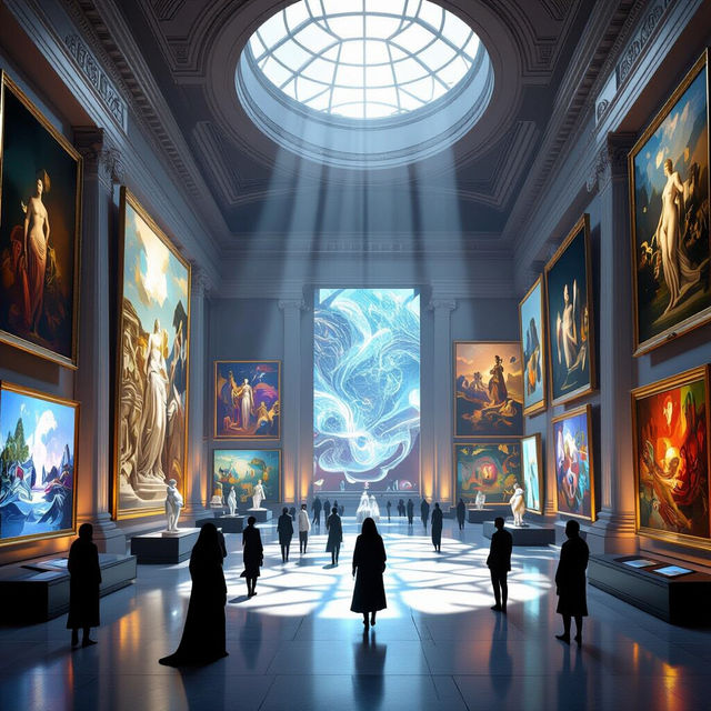 Art Museum Exhibits - AI Generated gallery